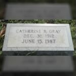 Catherine Gray's tombstone picture