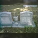 Cemetery Photo Emmett and wife Cleo Beckner Gray