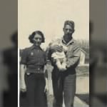 Rosa (Dunford) & Charles Burns with their son Tracy