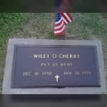 Wiley Overton Cherry headstone