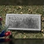 Wilson L. Roach headstone