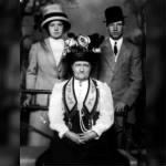 Clara Crowhurst with son F Elmor and dil Melva