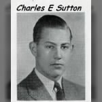 Charles E Sutton, 1940 High School Portrait.