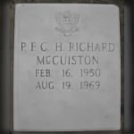 McCuiston, Harvey Richard, PFC