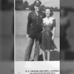 Lt Robert S Crouse (B-25 Pilot) and Laverda (King) Crouse about 1943