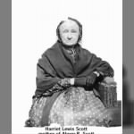 Harriet Lewis Scott wife of Shadrack Scott and mother to John, Abner, and others.