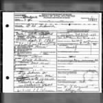 George W. Tidmore death certificate