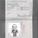 Passport and picture of Maurice Joseph Vanhevel