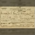 MCLEMORE Application for Headstone