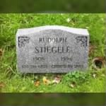 Headstone Rudolph Frank Stiegele