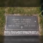 Corp Henry J Plakke Air Force Headstone