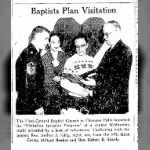 29 Jan.1959, Mrs Robert Shank (Allegra) with Baptist Visatation/ Springfoeld Mass.
