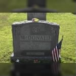 Capt Daniel T McDonald Headstone