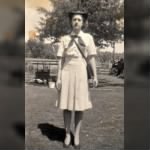 Betty in her WAVES uniform