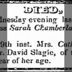 Sarah Chamberlain 1842 Death Notice2.jpg