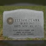 Elijah Clark Headstone