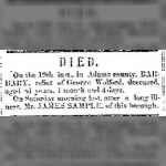 James Latta Sample 1856 Death Notice.JPG