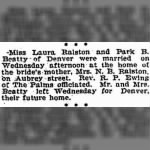 Park B Beatty 1898 Weds Laura Ralston.JPG