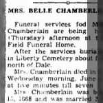 Belle G Chamberlain 1948 Obit2.jpg