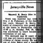 Maxwell R Beaty 1929 CA Death Notice.JPG