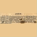 Frances R Black 1857 Death Notice2.JPG