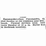 Sam Commander 1915 Death Notice.JPG