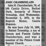 John H Chamberlain Obit Observer-Reporter 7 Nov 1975.JPG
