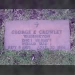 George E Crowley Headstone