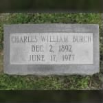 Charles William Burch Headstone