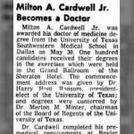 Milton A Cardwell Jr 1960 Becomes MD.JPG