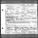 Nora Freeman death certificate