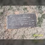 Ed Featherstone's Grave in Midland, Texas