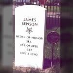 Seaman James Benson Navy Headstone