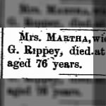 Martha C Rippey 1893 Death Notice.jpg