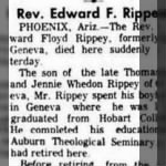 Edwin Floyd Rippey 1960 Death Notice All.JPG