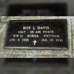 SSgt Roy Lee Davis Air Force Headstone