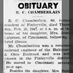 Ray C Chamberlain 1947 Death.JPG