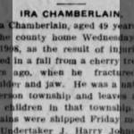 Ira L Chamberlain 1908 Death Notice2.jpg