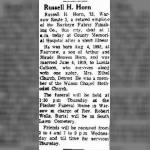 Russell H Horn 1965 Coshocton OH Obit.JPG