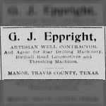 G J Eppright 1897 Artesian Well Ad.JPG