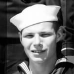 Donald Gordon Jackman, Naval Training Station at Farragut, Idaho. Company 181-43, Regiment 4, Battalion 15, 12May1943.jpg