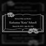 Katharina "Katie" Schnell Headstone
