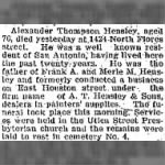 Alexander T Hensley 1900 Funeral.png