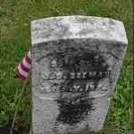 Military grave stone - Judson C Beeman