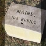 Maine Plot marker in the Gettysburg National Cemetery.jpg