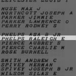 Phelps, Raleigh E