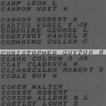 Christopher, Guyton M