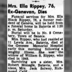 Ella B Rippey 30 Sep 1954 Geneva Daily Times Obit.JPG