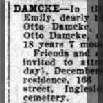 Emily G Damcke 1912 Death Notice.jpg