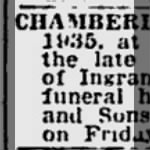 Calvin R Chamberlain 1935 Death Notice.jpg